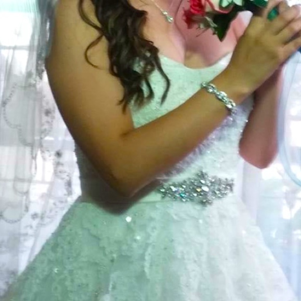 Wedding dress ALine. Size 4-6